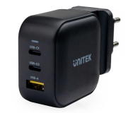 Ładowarka i akumulator Unitek GaN 66W (QC 3.0, PD, 2x USB-C, USB-A)